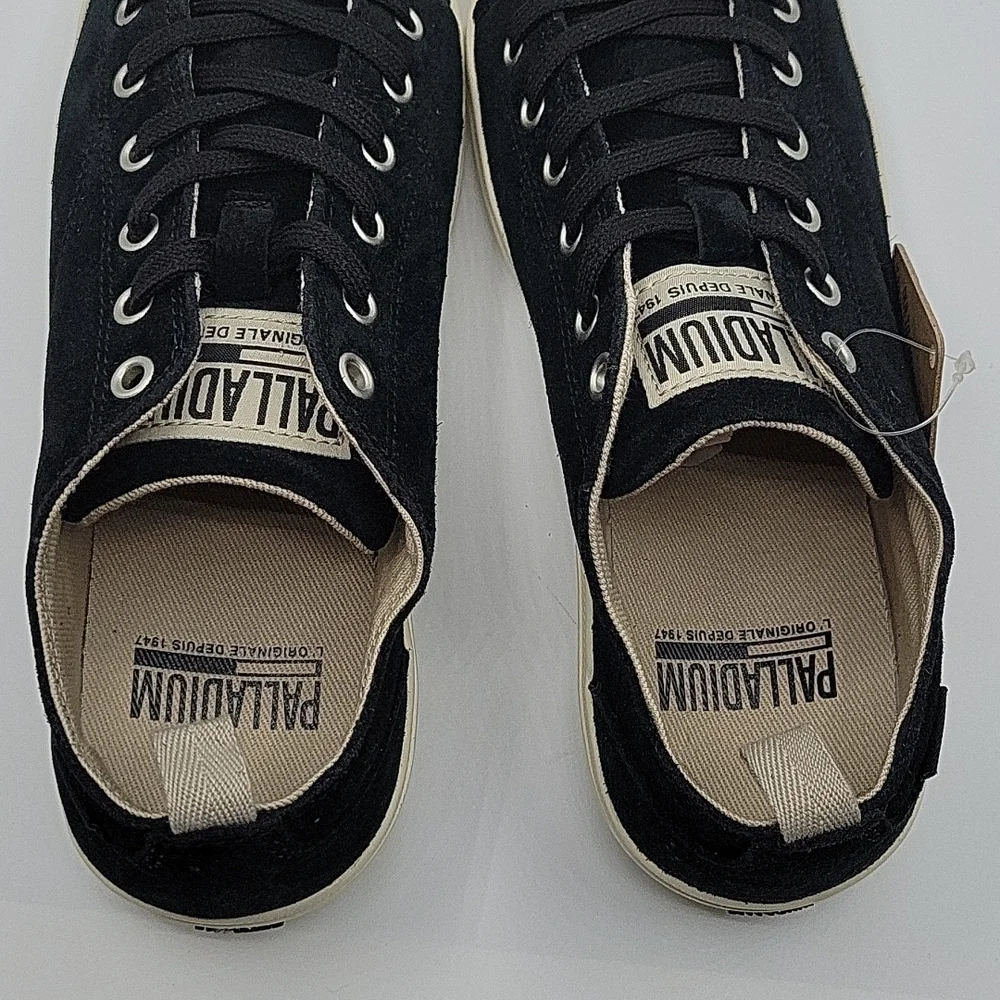 PALLADIUM Wander Lace Sue suede Sneakers Black 7